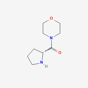 morpholin-4-yl-[(2R)-pyrrolidin-2-yl]methanone