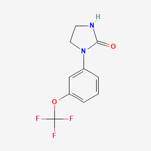 1-(3-Trifluoromethoxyphenyl)-imidazolidin-2-one