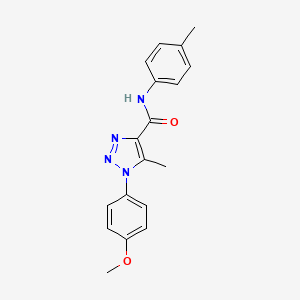 1-(4-methoxyphenyl)-5-methyl-N-(4-methylphenyl)-1H-1,2,3-triazole-4-carboxamide