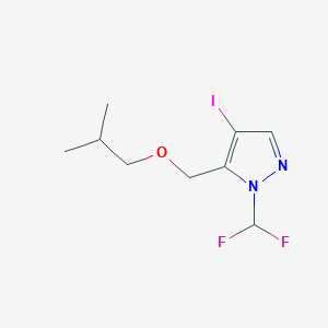 1-(difluoromethyl)-4-iodo-5-(isobutoxymethyl)-1H-pyrazole