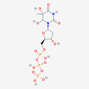 5,6-Dihydro-5,6-dihydroxythymidine 5'-(tetrahydrogen triphosphate)