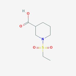 molecular formula C8H15NO4S B2727947 1-(Ethylsulfonyl)piperidine-3-carboxylic acid CAS No. 702695-86-1