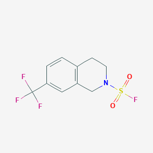 7-(Trifluoromethyl)-3,4-dihydro-1H-isoquinoline-2-sulfonyl fluoride
