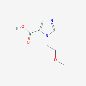 molecular formula C7H10N2O3 B2727958 1-(2-Methoxyethyl)-1H-imidazole-5-carboxylic acid CAS No. 1779124-19-4