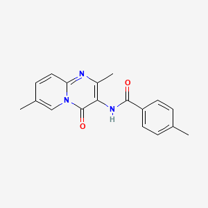 N-(2,7-dimethyl-4-oxo-4H-pyrido[1,2-a]pyrimidin-3-yl)-4-methylbenzamide