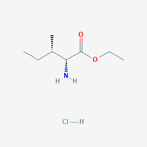 molecular formula C8H18ClNO2 B2728001 D-allo-Isoleucine Ethyl Ester Hydrochloride CAS No. 315700-65-3; 62554-90-9