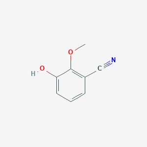 molecular formula C8H7NO2 B2728019 3-Hydroxy-2-methoxybenzonitrile CAS No. 1243281-23-3