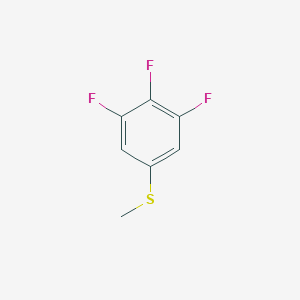 molecular formula C7H5F3S B2728040 1,2,3-trifluoro-5-(methylsulfanyl)benzene CAS No. 1314966-54-5