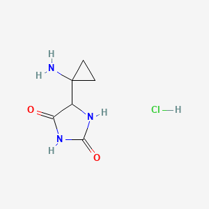 5-(1-Aminocyclopropyl)imidazolidine-2,4-dione;hydrochloride