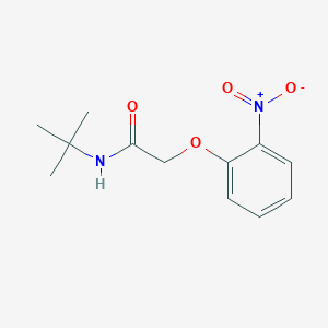 molecular formula C12H16N2O4 B2728045 N-tert-butyl-2-(2-nitrophenoxy)acetamide CAS No. 301692-37-5