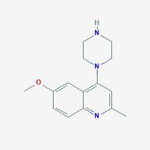 6-Methoxy-2-methyl-4-(piperazin-1-yl)quinoline