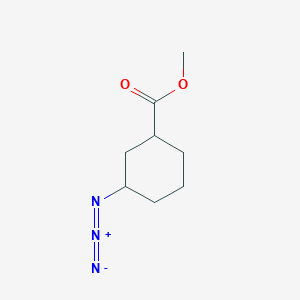 molecular formula C8H13N3O2 B2728174 Methyl 3-azidocyclohexane-1-carboxylate CAS No. 1824086-06-7