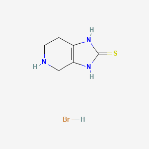1,3,4,5,6,7-Hexahydroimidazo[4,5-c]pyridine-2-thione;hydrobromide