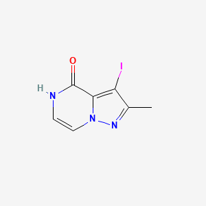 3-Iodo-2-methylpyrazolo[1,5-a]pyrazin-4(5H)-one