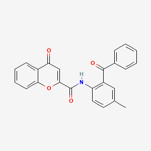 N-(2-benzoyl-4-methylphenyl)-4-oxo-4H-chromene-2-carboxamide