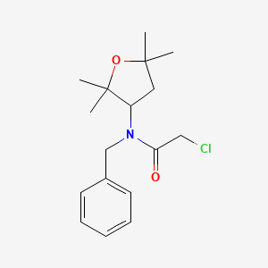 N-Benzyl-2-chloro-N-(2,2,5,5-tetramethyloxolan-3-yl)acetamide