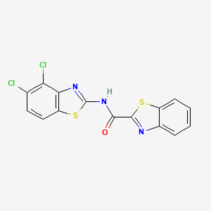 N-(4,5-dichloro-1,3-benzothiazol-2-yl)-1,3-benzothiazole-2-carboxamide