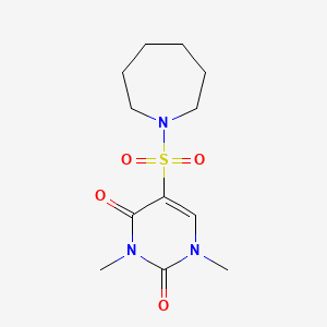 5-(Azepan-1-ylsulfonyl)-1,3-dimethylpyrimidine-2,4-dione