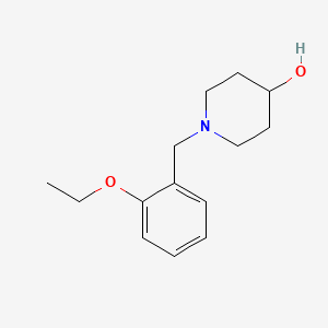 1-[(2-Ethoxyphenyl)methyl]piperidin-4-ol