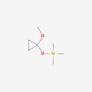 molecular formula C7H16O2Si B2728301 (1-Methoxycyclopropoxy)trimethylsilane CAS No. 84098-43-1
