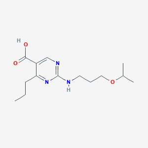 2-[(3-Isopropoxypropyl)amino]-4-propylpyrimidine-5-carboxylic acid