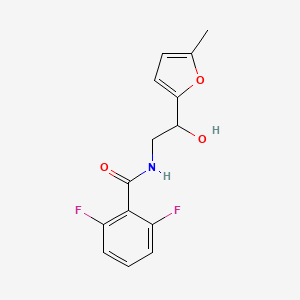 2,6-difluoro-N-(2-hydroxy-2-(5-methylfuran-2-yl)ethyl)benzamide