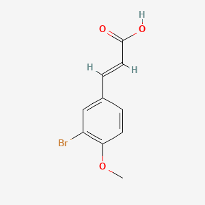 B2728316 3-Bromo-4-methoxycinnamic acid CAS No. 1080-07-5; 151539-49-0