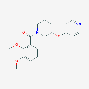 molecular formula C19H22N2O4 B2728337 (2,3-Dimethoxyphenyl)(3-(pyridin-4-yloxy)piperidin-1-yl)methanone CAS No. 2034525-55-6