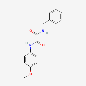 molecular formula C16H16N2O3 B2728379 N'-benzyl-N-(4-methoxyphenyl)ethanediamide CAS No. 21775-46-2