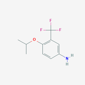 molecular formula C10H12F3NO B2728424 异丙氧基-3-(三氟甲基)苯胺 CAS No. 70338-45-3