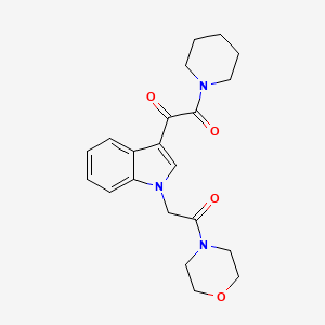 1-[1-(2-Morpholin-4-yl-2-oxoethyl)indol-3-yl]-2-piperidin-1-ylethane-1,2-dione