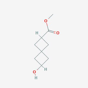 molecular formula C9H14O3 B2728535 Methyl 2-hydroxyspiro[3.3]heptane-6-carboxylate CAS No. 2620631-82-3