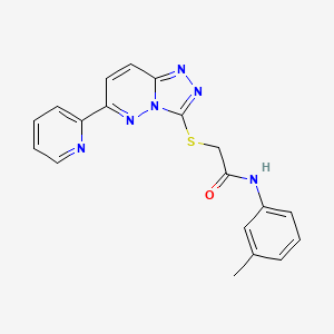 molecular formula C19H16N6OS B2728606 N-(3-methylphenyl)-2-{[6-(pyridin-2-yl)-[1,2,4]triazolo[4,3-b]pyridazin-3-yl]sulfanyl}acetamide CAS No. 891103-40-5
