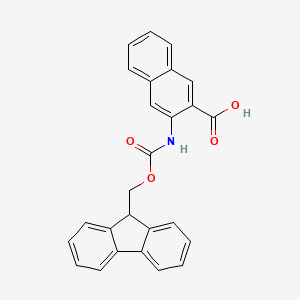 3-((((9H-Fluoren-9-YL)methoxy)carbonyl)amino)-2-naphthoic acid