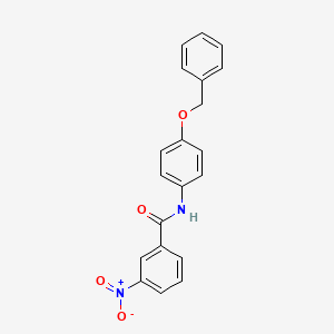 molecular formula C20H16N2O4 B2728770 N-[4-(benzyloxy)phenyl]-3-nitrobenzamide CAS No. 303066-81-1