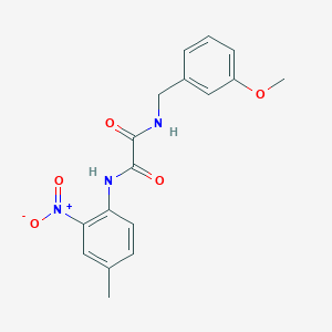 N1-(3-methoxybenzyl)-N2-(4-methyl-2-nitrophenyl)oxalamide