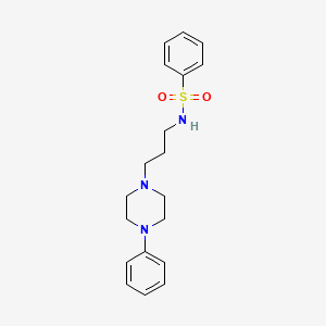 N-[3-(4-phenylpiperazin-1-yl)propyl]benzenesulfonamide
