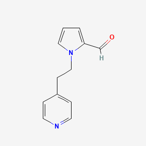 1-[2-(pyridin-4-yl)ethyl]-1H-pyrrole-2-carbaldehyde