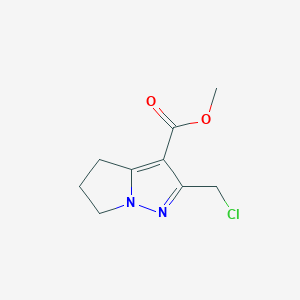 methyl 2-(chloromethyl)-5,6-dihydro-4H-pyrrolo[1,2-b]pyrazole-3-carboxylate