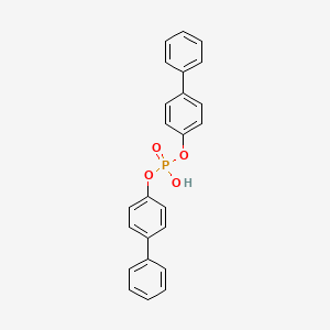 molecular formula C24H19O4P B2728877 Bis(4-phenylphenyl) hydrogen phosphate CAS No. 47634-35-5