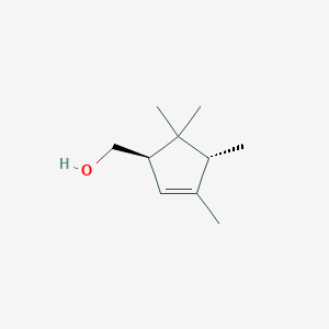 [(1R,4R)-3,4,5,5-tetramethylcyclopent-2-en-1-yl]methanol