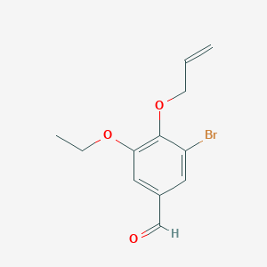 4-(Allyloxy)-3-bromo-5-ethoxybenzaldehyde