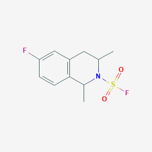 6-Fluoro-1,3-dimethyl-3,4-dihydro-1H-isoquinoline-2-sulfonyl fluoride