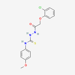 1-(2-(2-Chlorophenoxy)acetyl)-4-(4-methoxyphenyl)thiosemicarbazide