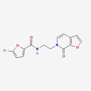 5-bromo-N-(2-(7-oxofuro[2,3-c]pyridin-6(7H)-yl)ethyl)furan-2-carboxamide