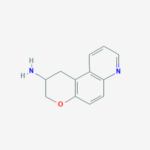 molecular formula C12H12N2O B2728934 1H,2H,3H-Pyrano[3,2-F]quinolin-2-amine CAS No. 793670-95-8