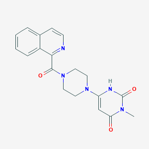 6-[4-(Isoquinoline-1-carbonyl)piperazin-1-yl]-3-methyl-1H-pyrimidine-2,4-dione