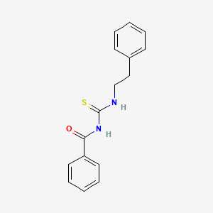 molecular formula C16H16N2OS B2728963 3-benzoyl-1-(2-phenylethyl)thiourea CAS No. 59146-85-9