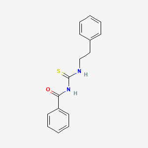 N-[(2-phenylethylamino)-sulfanylidenemethyl]benzamide