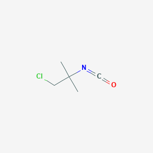 molecular formula C5H8ClNO B2729020 Propane, 1-chloro-2-isocyanato-2-methyl- CAS No. 10146-81-3